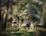 Ренуар В парке 1866г
